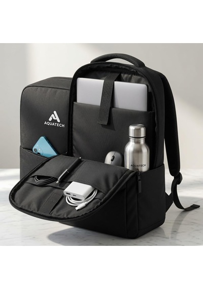 Bybars Laptop Sırt Çantası Siyah İç Bölmeli Bilgisayar Çantası 15.6 İnç Uyumlu Günlük, Okul, İş Ve Seyahat İçin Çok Bölmeli Unisex Sırt Çantası