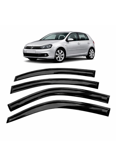 Volkswagen Golf 6 2008 2013 Slim Cam Rüzgarlığı 4 Parça