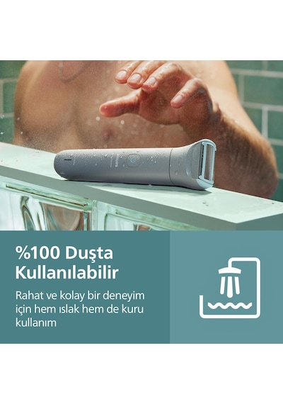 Philips Vücut Bakım 3000 Serisi Duşa Uygun, Hassas Bölge Ve Vücut Tıraş Makinesi - Bg3480/15