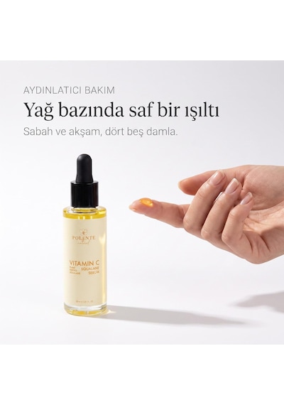 Tr C Vitamin & Squalane Serum, Aydınlatıcı Leke, 30 Ml