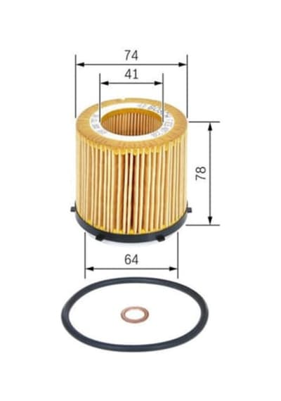 BOSCH F026407228 Yağ Filtresi