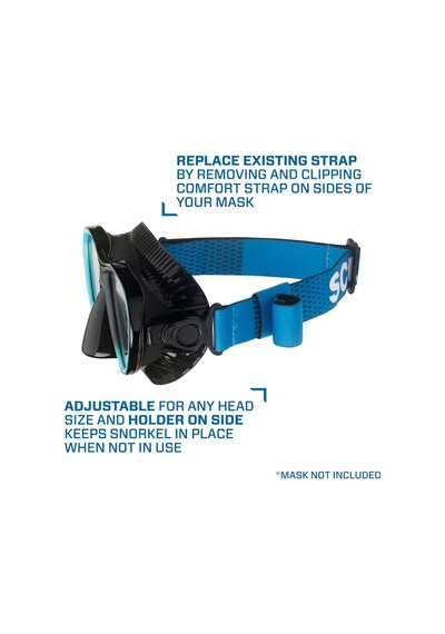 Scubapro Comfort Maske Kayışı Mavi Mavi