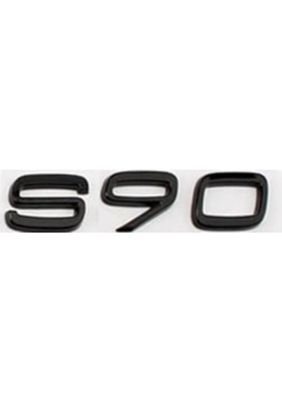 Volvo Uyumlu S90 Siyah Yazı