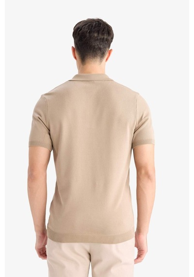 DeFacto Standart Fit Polo Yaka Kısa Kollu Triko Tişört E3241AX25SPBG129