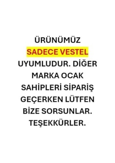 -lab 1 Ad Vestel Uyumlu Emayeli Cam Ocak Izgarası Çember Çapi 16,5 - Bacaktan Bacağa 21 Cm Siyah Bakır