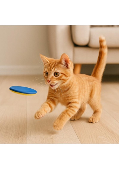 Kedi Oyun Tabancası Eva Disk Tabancası