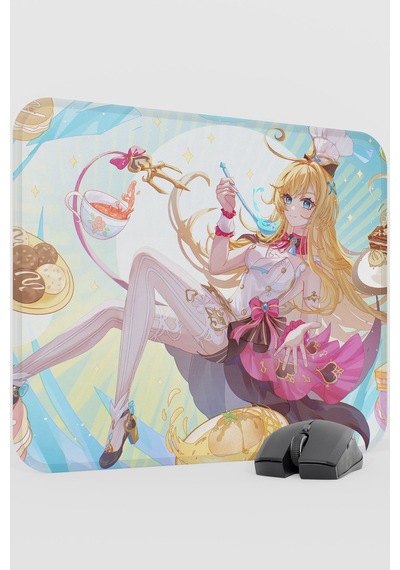 Escoffier Genshin Impact Anime Gacha V5 - 48x40 Xl Gaming Mouse Pad Fare Altlığı