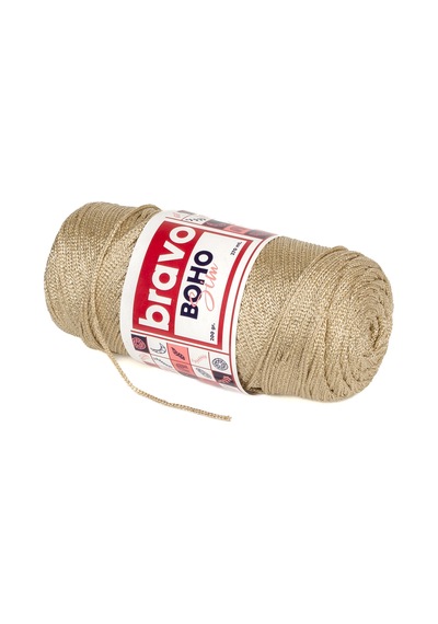 Boho Simli Polyester Makrome İplik 200 Gr 270 Metre Renk Kodu: 36