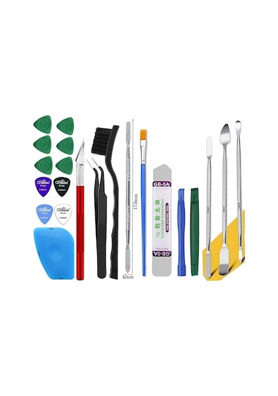Çok Amaçlı Bilgisayar Tv Notebook Laptop Tablet Telefon Pc Metal Sökme Çubuk Spatula Pena Tamir Onarım Seti24