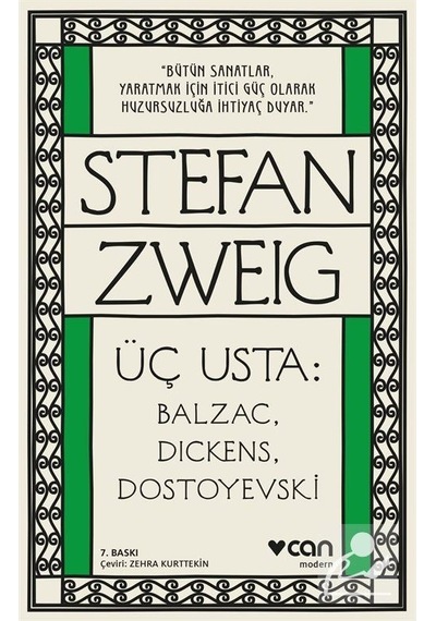 Üç Usta Balzac Dickens Dostoyevski / Stefan Zweig