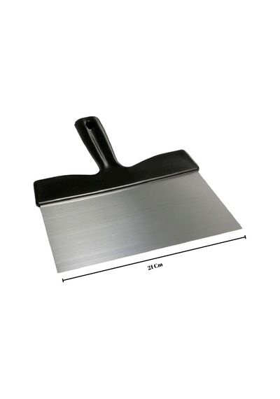 Profesyonel Çikolata Spatulası 21 Cm Paslanmaz Çelik Geniş Temperleme Spatulası