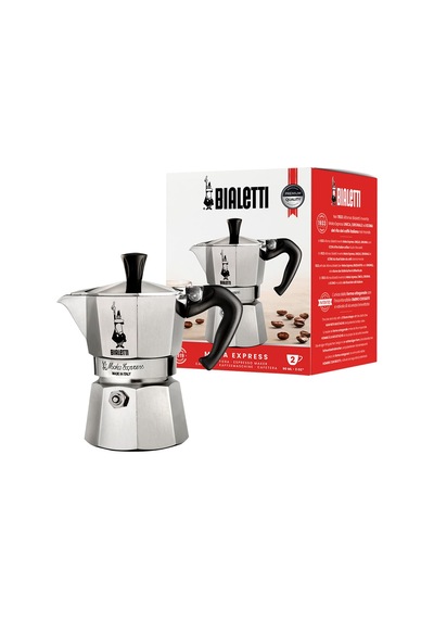 Bialetti - Moka Express: 2 Cups Ocak Üstü Espresso Pişirici - 90m