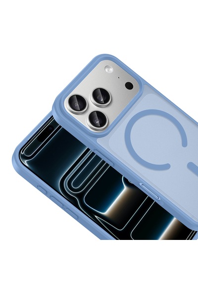 Apple Uyumlu iPhone 17 Pro Max/18 Pro Max Kılıf Magsafe Uyumlu Transparan Sky Blue Mavi Parmak İzi Tutmayan Silinebilir Yumuşak Koruyucu Telefon Kılıfı - Kapak Apple Uyumlu iPhone 17 Pro Max/18 Pro Max Kılıf Magsafe Uyumlu Transparan Sky Blue Mavi Parmak İzi Tutmayan Silinebilir Yumuşak Koruyucu Telefon Kılıfı - Kapak