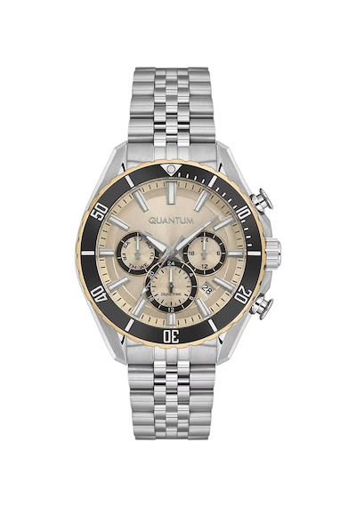 Quantum 43 Mm Quartz Saat Pwg1187.210 Bej