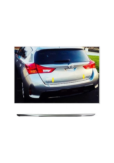 Ebal Otomotiv Toyota Uyumlu Auris Krom Bagaj Alt Çıta 2012 ve Sonrası