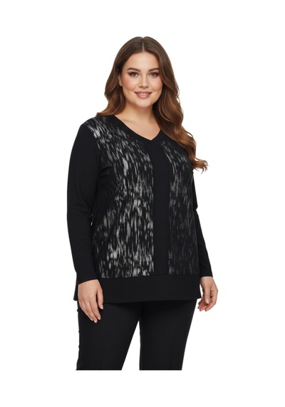 Wearon Kadın Siyah V Yaka Taşlı Bluz Bgl-st05148 Siyah