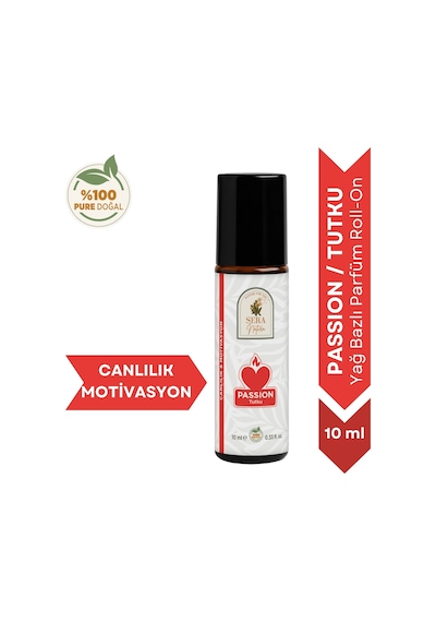 Passion Tutku Yağ Bazlı Parfüm Roll-on 10 Ml Çiçek - Meyve