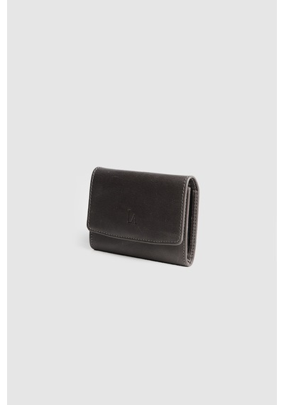 La'Graccio Paris Lagraccio Paris Unisex Nade Hakiki Deri Akardiyon Rfid Korumalı Kartlık Crazy Bordo