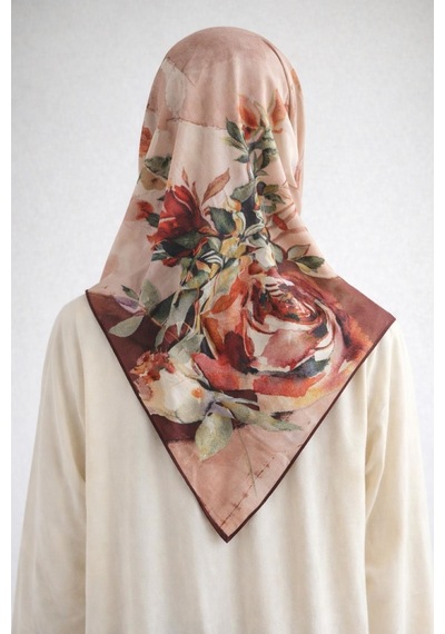 Aker Polyester Rayon Eşarp 7488769 Pudra