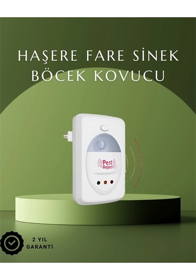 Buğz Ultrasonik Ses Dalgalarıyla Kimyasalsız Fare Ve Böcek Kovucu Cihaz