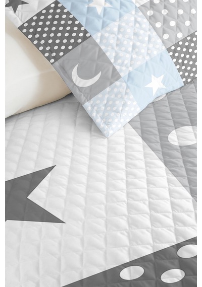 Yıldız Ay Mavi Genç Odası Tek Kişilik Pike Takımı - Gri Geometrik 160x220 Cm Kapitone Yatak Örtüsü Kumlu Şafak Solgunluğu Yıldız Ay Mavi Genç Odası Tek Kişilik Pike Takımı - Gri Geometrik 160x220 Cm Kapitone Yatak Örtüsü Kumlu Şafak Solgunluğu