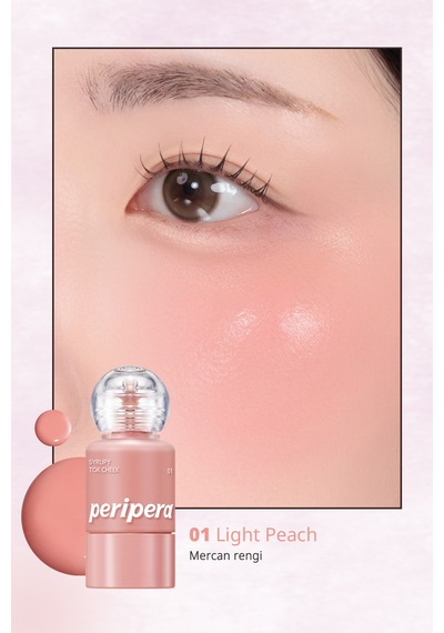 Peripera Syrupy Tok Cheek 01 Light Peach