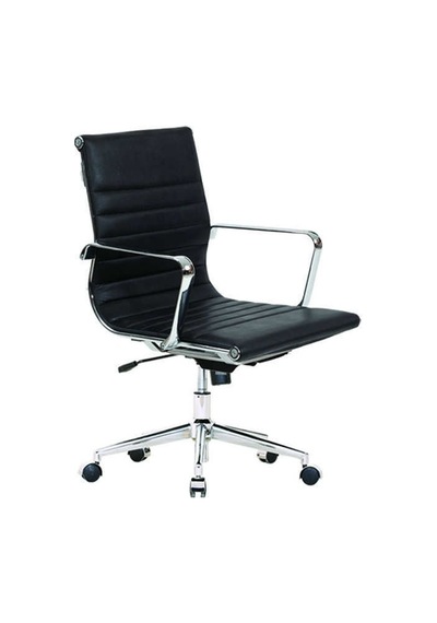 Aykanoffice Aykan Ofis Riva Siyah Çalışma Koltuğu