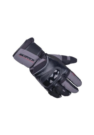 Motoanl Motosiklet Eldiveni Kışlık Model 500d Oxford Kumaş Full Korumalı Dark Gri Eldiven