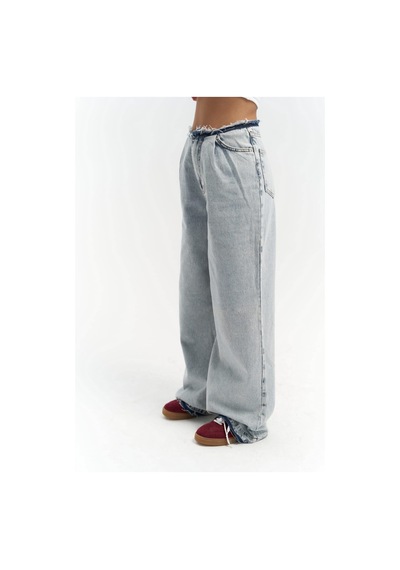 Mai Studios Co. Leony Bel Detay Mavi Jeans Mavi