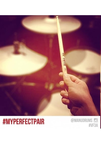 Vic Firth 3a American Classic 3a Baget Kalın Ve Kısa - Güçlü Atak - Ahşap Uç