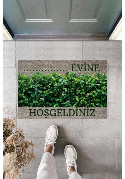 Dijital Baskı Kişiye Özel İç Kapı Dekorasyon Paspas Ps11292 Renkli