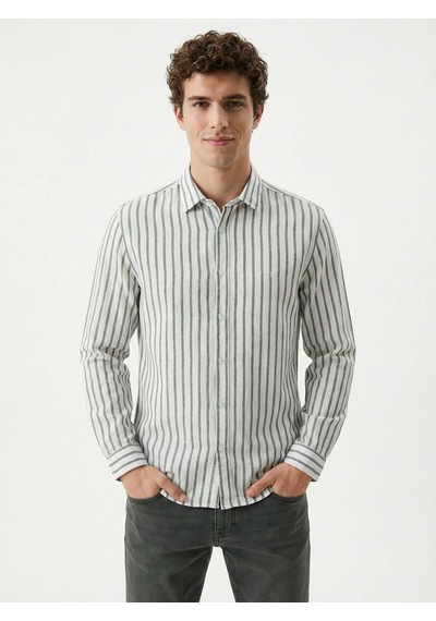 Loft Regular Fit Yeşil Erkek Gömlek Lf2042947