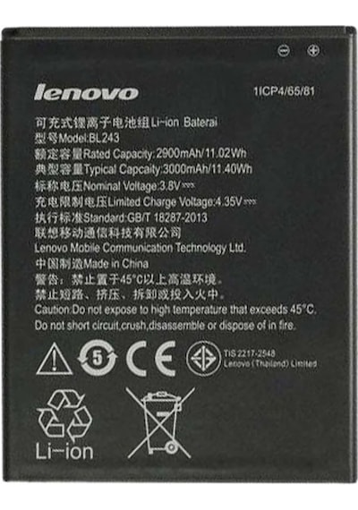 Lenovo K3 Note A7000 Bl243 Batarya Pil