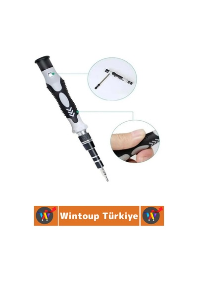 Tamirat Onarım Manyetik Uçlu Esnek Hassas Tornavida Seti 115 Parça