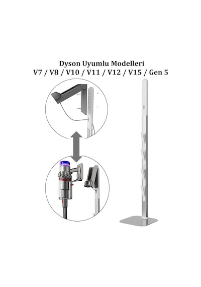 Dyson Uyumlu Süpürge Stantı, V7 V8 V10 V11 V12 V15 Gen5detect Absolute V15s Detect Submarine V16 Dyson Modelleri İle Tam Uyumlu Stand, S3 Çesit Seçiniz-Çap Seçiniz / Hss (Standart)-10 Mm Dyson Uyumlu Süpürge Stantı, V7 V8 V10 V11 V12 V15 Gen5detect Absolute V15s Detect Submarine V16 Dyson Modelleri İle Tam Uyumlu Stand, S3 Çesit Seçiniz-Çap Seçiniz / Hss (Standart)-10 Mm