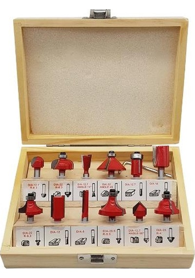 Eratool 12 Parça Freze Uç Seti 8 Mm 2704018