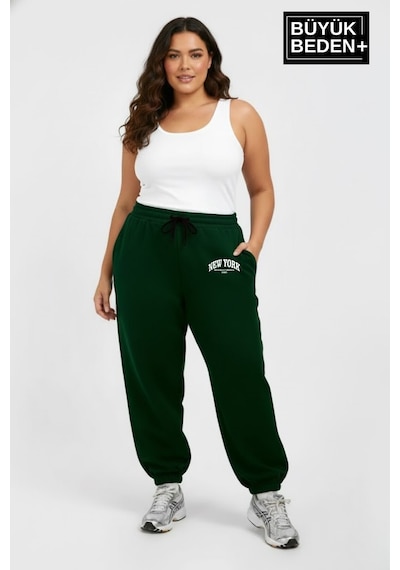 Süperlife Kadın Büyük Beden New York Paça Lastikli Rahat Kesim Jogger İnce Eşofman Altı Spr26beak951-5 Mavi Süperlife Kadın Büyük Beden New York Paça Lastikli Rahat Kesim Jogger İnce Eşofman Altı Spr26beak951-5 Mavi