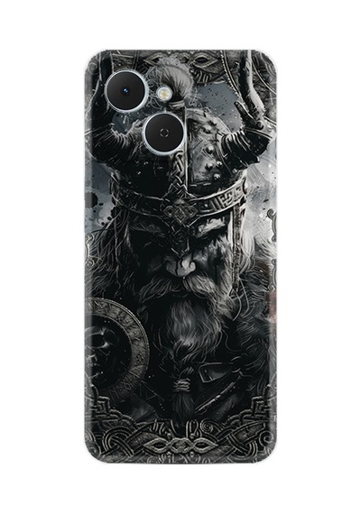 Tecno Spark 40c Km4n Kılıf Boutique Baskılı Resimli Viking Pcode -012