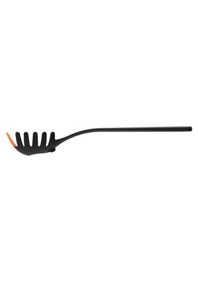 Tr Makarna Kaşığı, Uzunluk: 29 Cm, Plastik/silikon, Fonksiyonel Şekil, Siyah/turuncu, 1027301