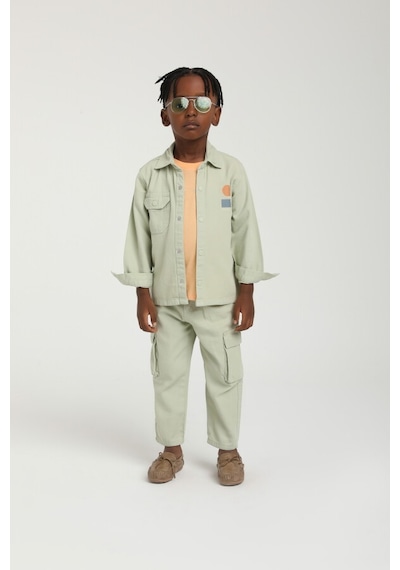 Xo Kids Erkek Çocuk Pantolon 1-4 Yaş 2558 Yeşil