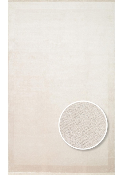 Eko Halı Napolı Nap 02 Beige Sade Desenli Modern Sık Dokuma Makine Halısı Bej 2