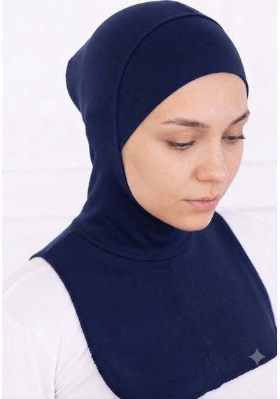 Alivascarf Ninja Bone Boyunluklu Likralı Sporcu Bonesi Kadın Pratik Tesettür Hijab Başörtü Lacivert Alivascarf Ninja Bone Boyunluklu Likralı Sporcu Bonesi Kadın Pratik Tesettür Hijab Başörtü Lacivert
