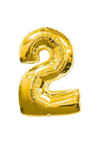 Ikm Rakam Balon Altın-2 1 Adet