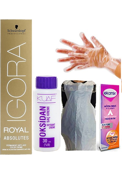 Igora Royal 8 - 50 Açık Kumral Doğal Altın Oksidan 30Vol