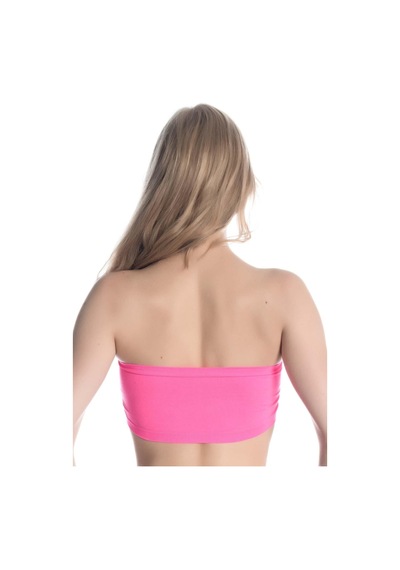 Neon Fuşya Mı Emay 4002 Soft Straplez Büstiyer Neon Fuşya