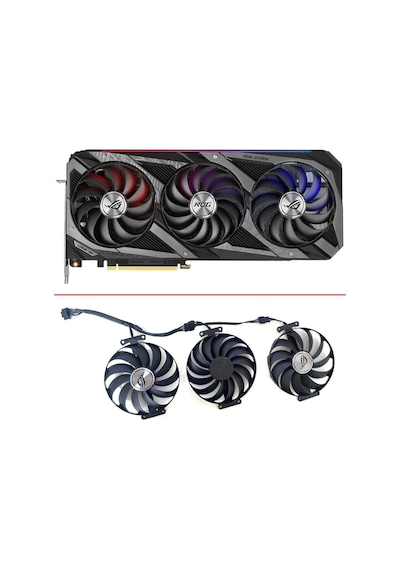 T129215Su 95Mm Rtx3080 Gpu Fan Asus Asus Rog Strıx Rx6800 O16G Rt