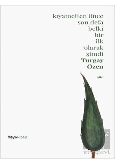 Kıyametten önce Son Defa Belki Bir İlk Olarak Şimdi - Turgay Özen - Hayykitap