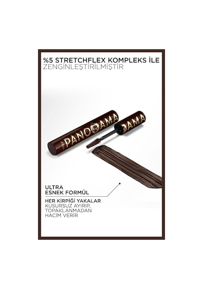Panorama Chromatic Maskara Brun Leather 30190160-11070 Diğer