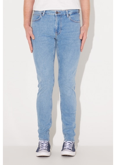 Lee Malone Skinny Fit Dar Kesim Düşük Bel Çok Dar Paça Mavi Erkek Esnek Jean Denim Kot Pantolon L736016404 Mavi