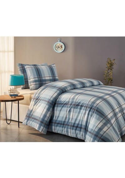 Kapreo Home Aurora Ekose Tek Kişilik Nevresim Takımı Çok Renkli